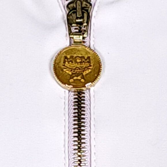 MCM Vintage Pink Polo with Eyelet Hem, Women's Medium - Picture 4 of 12